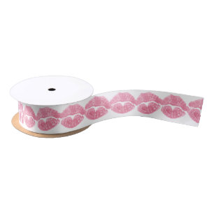 Ruban En Satin Love Rubon Paper Kisses Valentine's Custom Ribbon