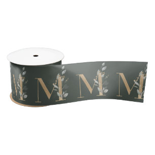 Ruban En Satin M Monogramme ruban de satin floral