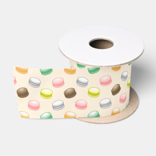 Ruban En Satin Macarons Colorés et Magnifiques