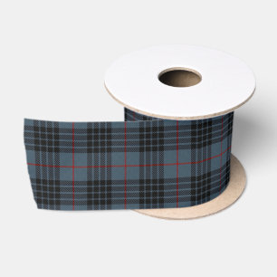 Ruban En Satin MacKay Blue Tartan