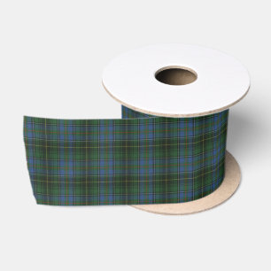 Ruban En Satin MacKinnes Chasse Tartan écossais antique