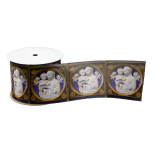 RUBAN EN SATIN MADONNA AVEC ENFANT