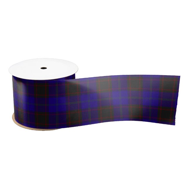 Ruban En Satin Maison (Hume) Clan Scottish Tartan Plaid (Bobine)