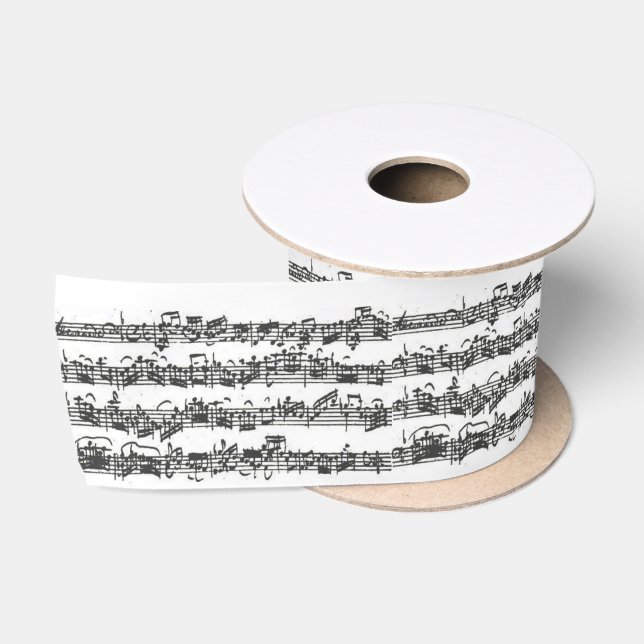 Ruban En Satin Manuscrit de musique de suite de violoncelle de (Bobine)
