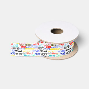 Ruban En Satin Mille Mots - 1000 Mots
