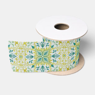 Ruban En Satin Modèle de plafond vert citron sans couture de Will