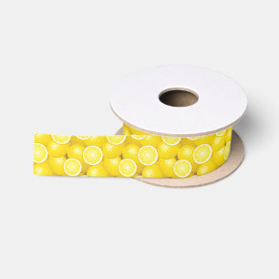 Ruban En Satin Motif 2 de citron
