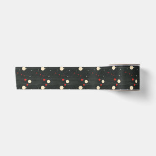 Ruban En Satin Motif Abstrait des ornements de Noël