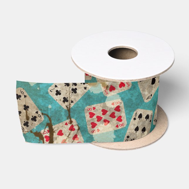 Ruban En Satin Motif affligé d'Alice du pays des merveilles (Bobine)