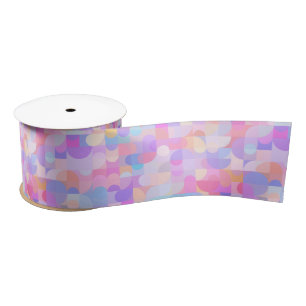 Ruban En Satin Motif Boho 