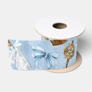 Ruban En Satin Motif d'Alice du pays des merveilles