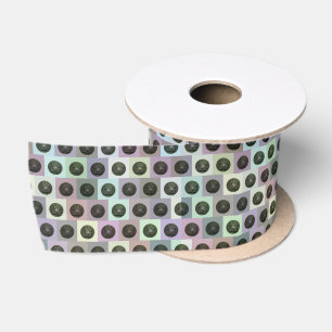 Ruban En Satin Motif de briques de pelouse coloré Bowls,