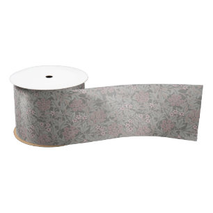 Ruban En Satin Motif de fleur de jasmin de William Morris