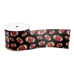 Ruban En Satin Motif de football