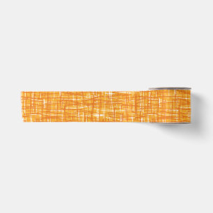 Ruban En Satin Motif de lignes rétro moderne du milieu du siècle 