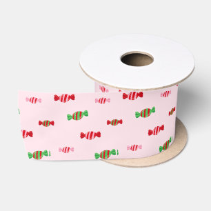 Ruban En Satin Motif de Noël