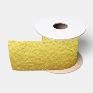 Ruban En Satin Motif de Texture Or (Luminaire Doré Luxe)