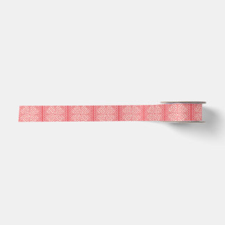 Ruban En Satin Motif dentelle rouge