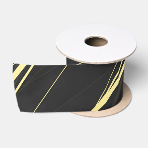 Ruban En Satin Motif d'or 1