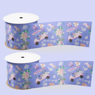 Ruban En Satin Motif sans couture pour mariage de golf