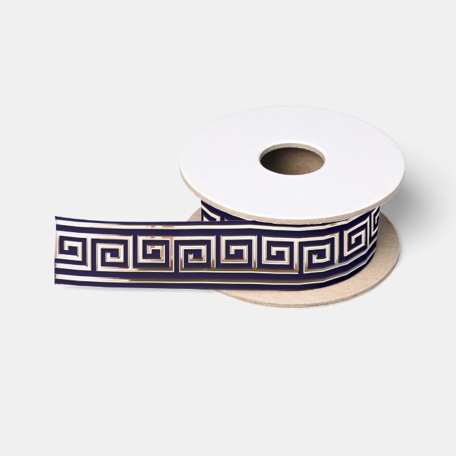 Ruban En Satin Motifs romains (Bobine)