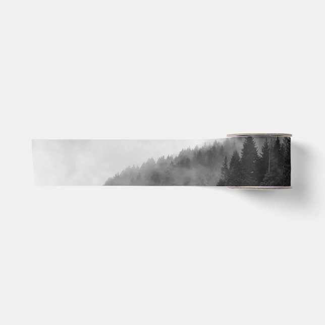 Ruban En Satin Nature magique, cool dans le brouillard (Devant)