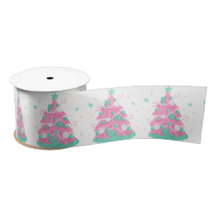Ruban En Satin Noël à la confiserie
