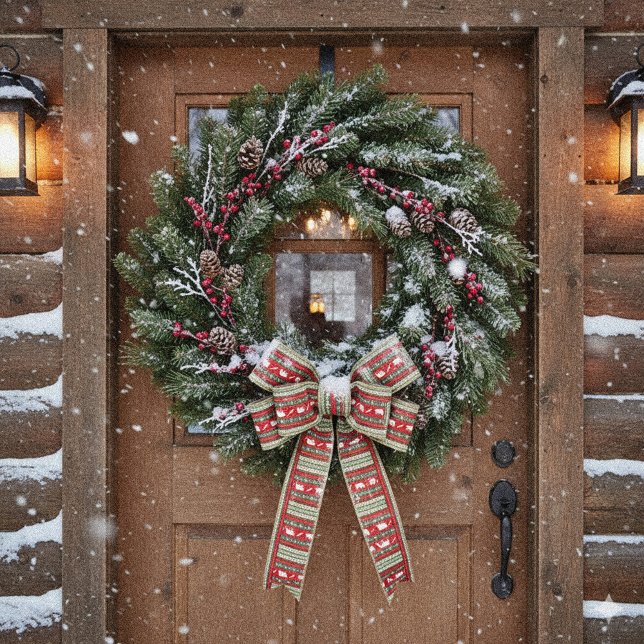 Ruban En Satin Noël dans les bois (Créateur téléchargé)