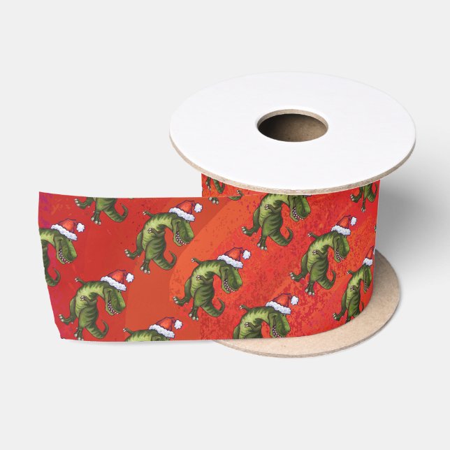 Ruban En Satin Noël de Tyrannosaurus (Bobine)