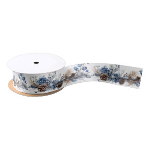 Ruban En Satin Noël Garland Blueberries Pine Cones