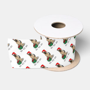 Ruban En Satin Noël Santa Hat Allemand Berger Chien mignonne