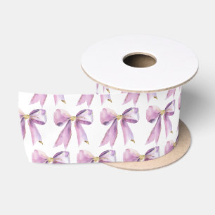 Ruban En Satin Nœud Papillon Coquette Violet