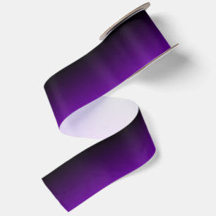 Ruban En Satin Noir et violet ombré violet