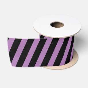 Ruban En Satin Noir minimal et violet lavande de lavande réduit
