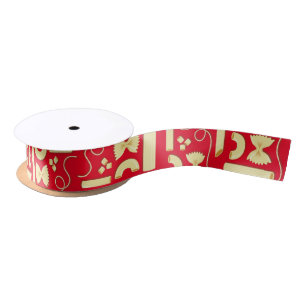 Ruban En Satin Nouilles Pâtes Enfants 1er anniversaire Italien