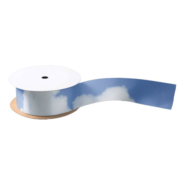 Ruban En Satin Nuages pelucheux (Bobine)
