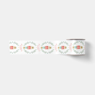 Ruban En Satin Nutcracker aquarelle botanique joli Noël