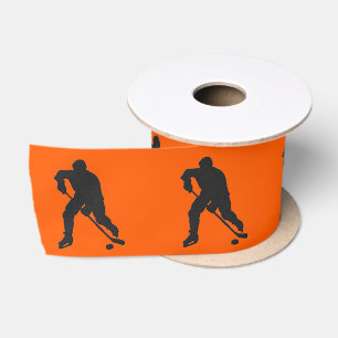 Ruban En Satin Orange de hockey