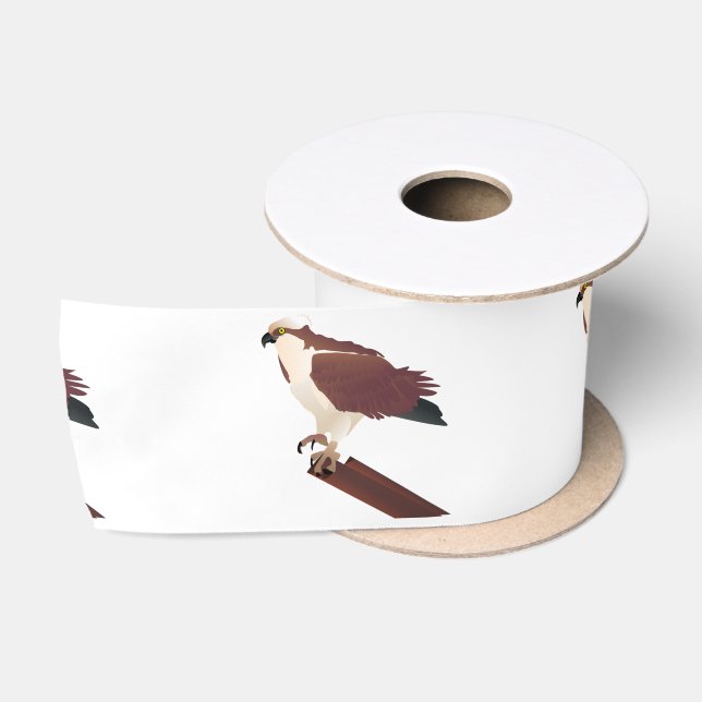 Ruban En Satin Osprey Hawk Raptor Thunder_Cove (Bobine)