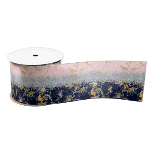 Ruban En Satin Paillettes et marbre