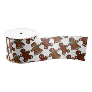 Ruban En Satin Pain d'épices Homme Hommes Dame Noël Cookie Holida