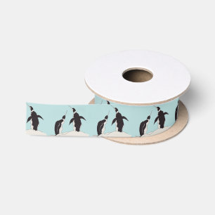 Ruban En Satin paire de pingouins