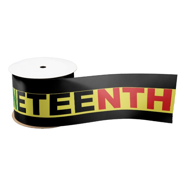 Ruban En Satin Pan-Africain, 19° (Bobine)