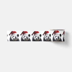 Ruban En Satin Panda Bear Père Noël
