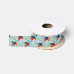 RUBAN EN SATIN PANSIERS DANS UN TEACUP