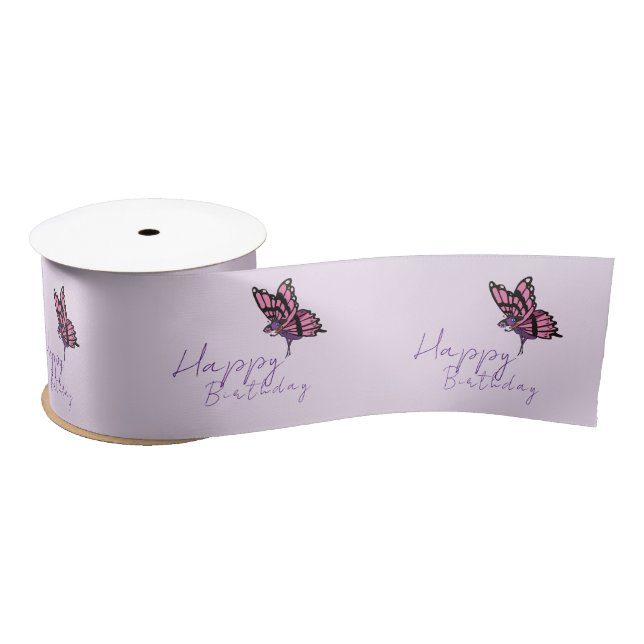 Ruban En Satin Papillon (Bobine)