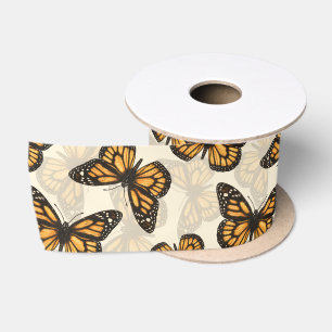 Ruban En Satin Papillon monarque