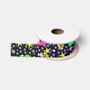 Ruban En Satin papillon, papillons, coloré, brillant, scintillant