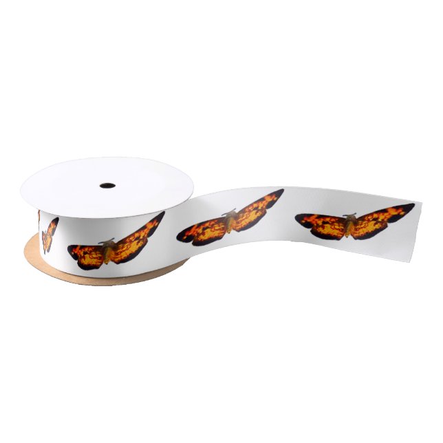 Ruban En Satin Papillons Monarch 4Anita (Bobine)