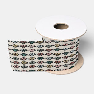 Ruban En Satin Papillons neutres modernes Motif de jardin